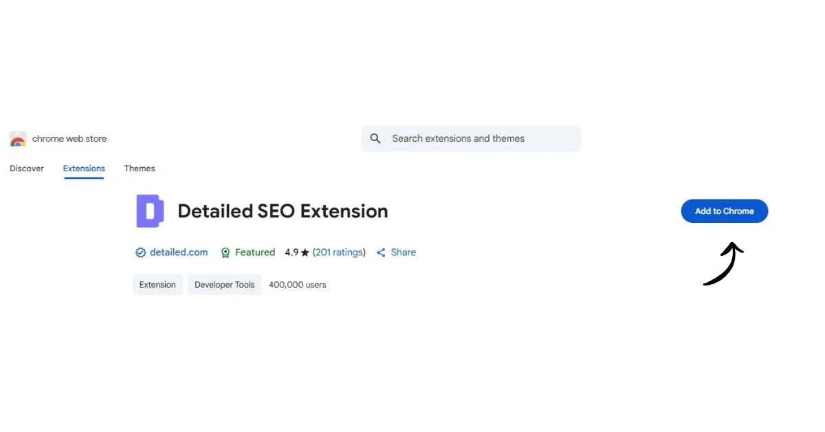 Detaied SEO Chrome Extension