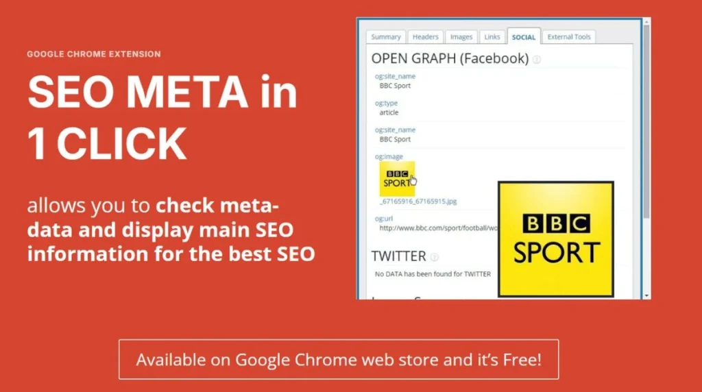 seo meta in 1 click main webpage