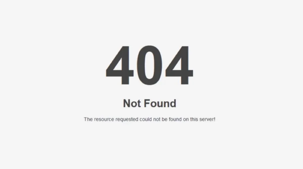 404 Errors