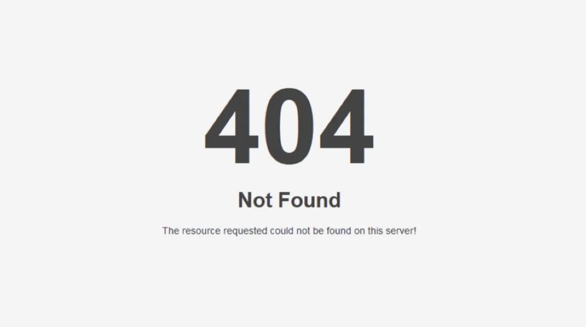 404 Errors