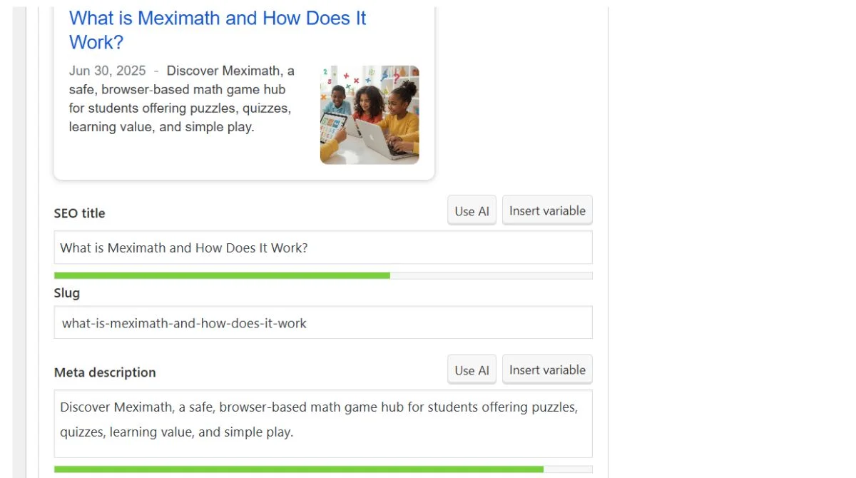 Optimize Your Title & Description